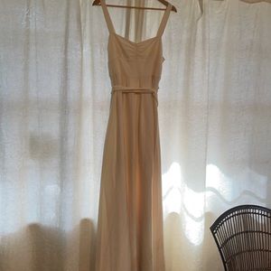 Ivory J. Crew silk gown